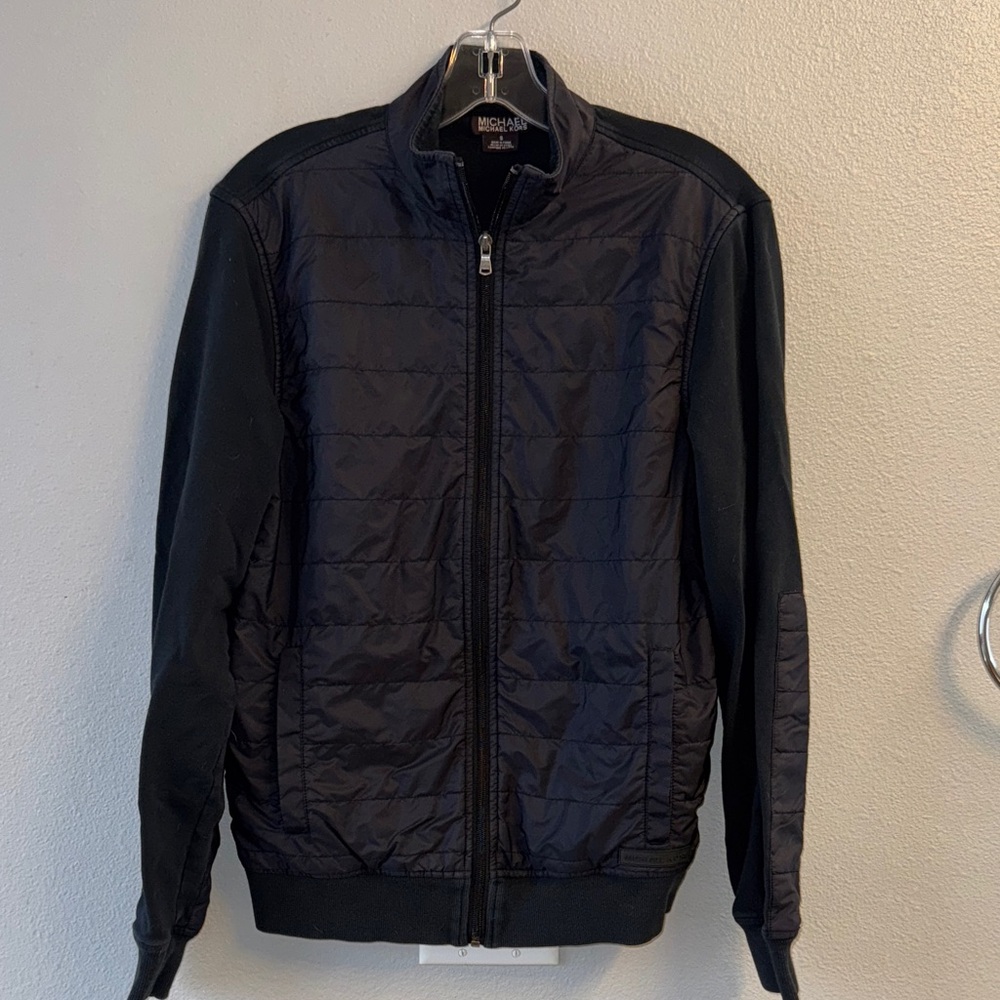 Michael Kors-Mens Black hybrid Jacket-SZ S